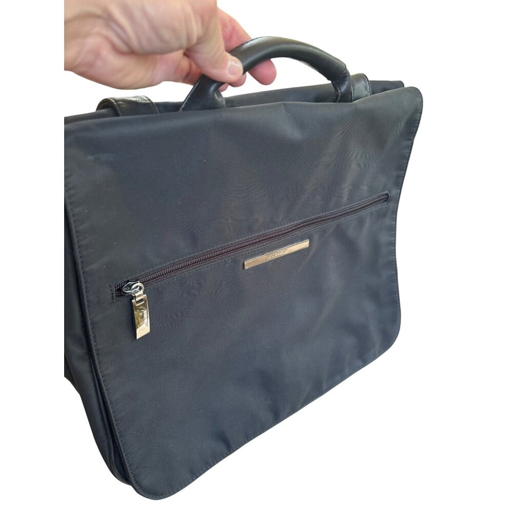 NINE West Black Business Tote Bag Laptop Case